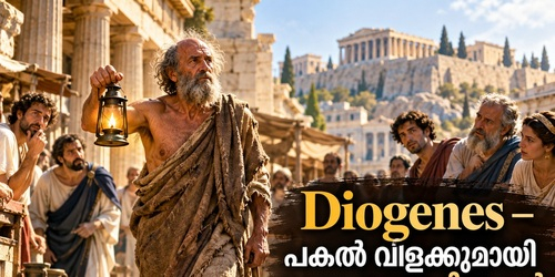 Diogenes – പകൽ വിളക്കുമായി സത്യസന്ധനായ മനുഷ്യനെ തേടിയ തത്ത്വചിന്തകൻ