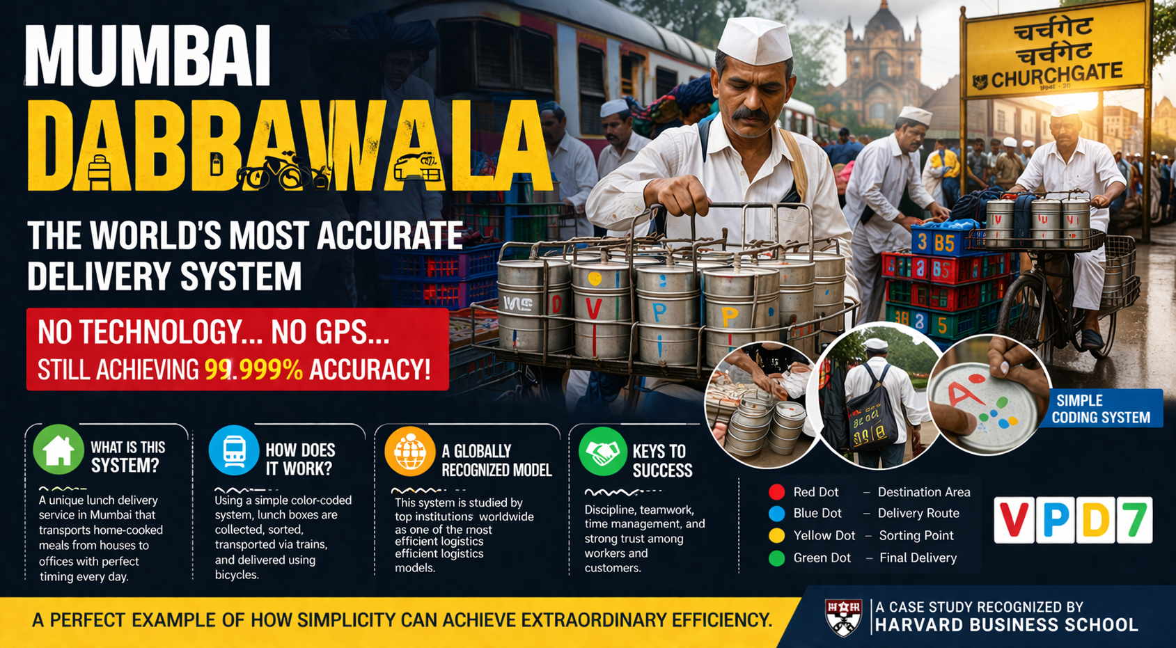 മുംബൈ ഡബ്ബാവാല – ലോകത്തിലെ ഏറ്റവും കൃത്യമായ ഡെലിവറി സിസ്റ്റം
